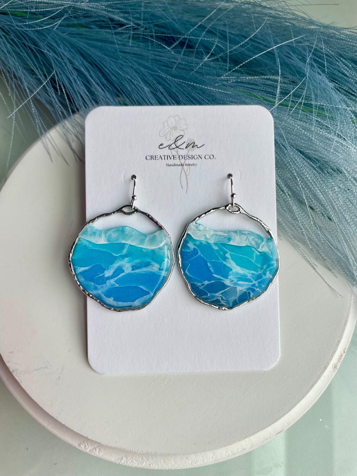 Ocean Wave Earrings