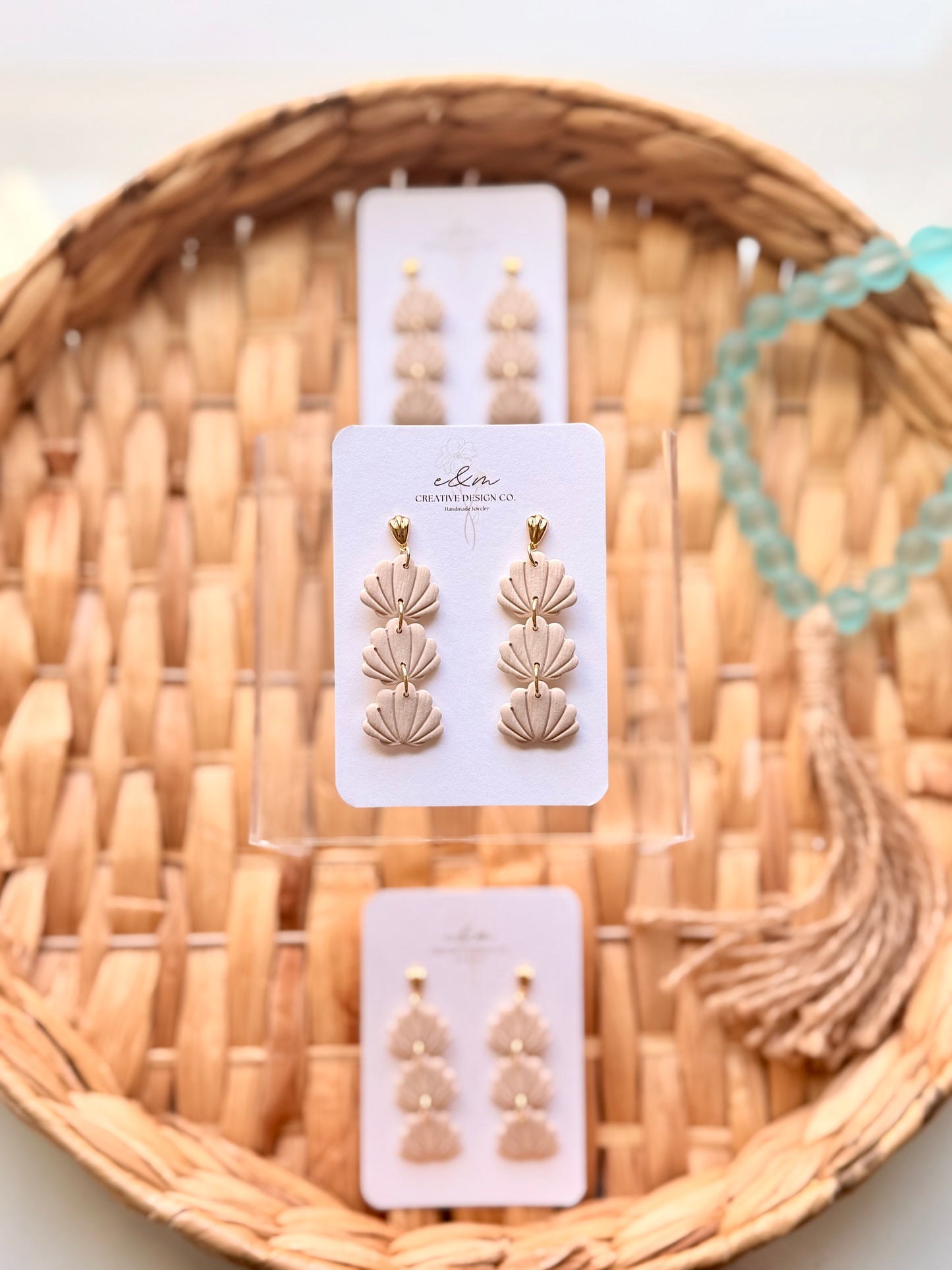 Boho Shell Drop Earrings