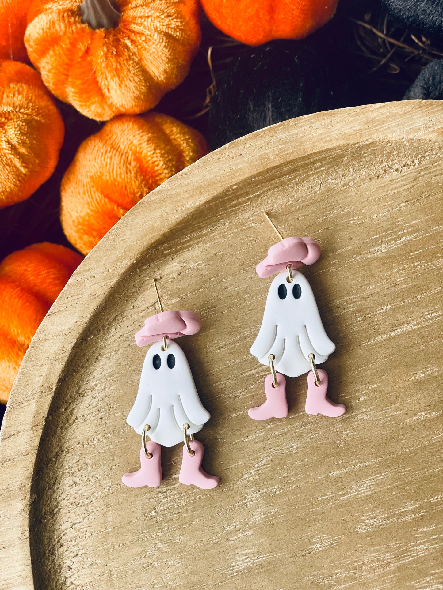 Cowboy Ghost Earrings