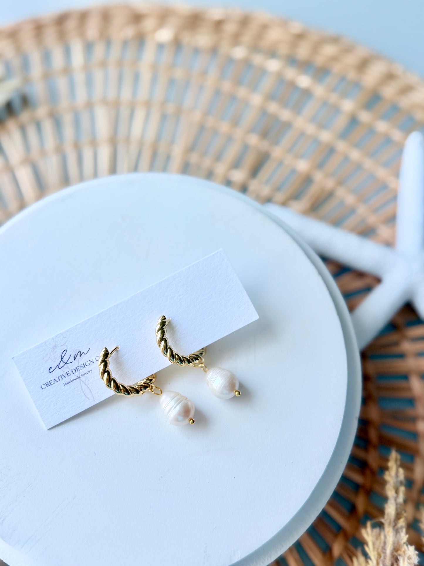 Salt + Pearl Earrings