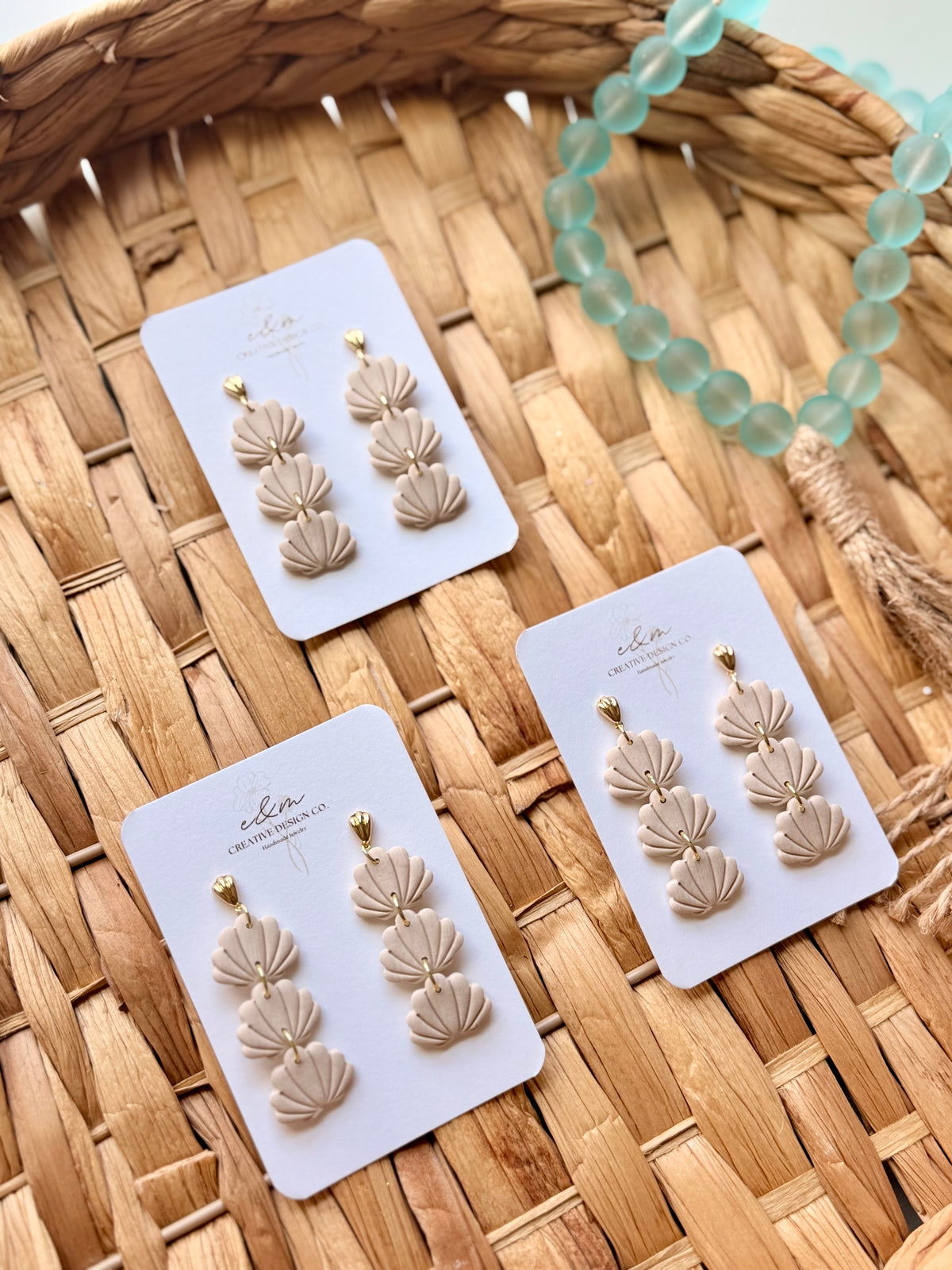 Boho Shell Drop Earrings