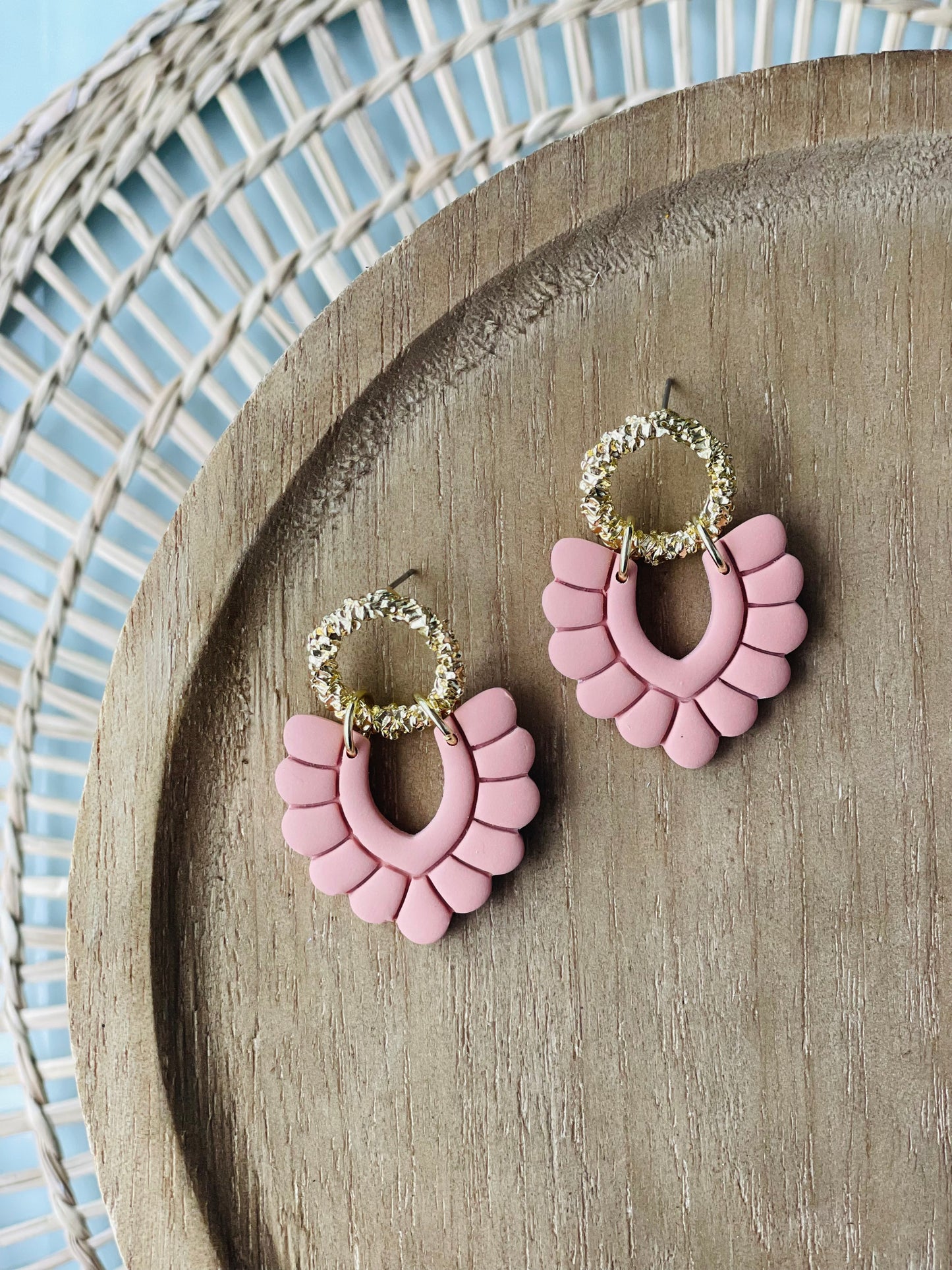 Bubbly “V” Earrings