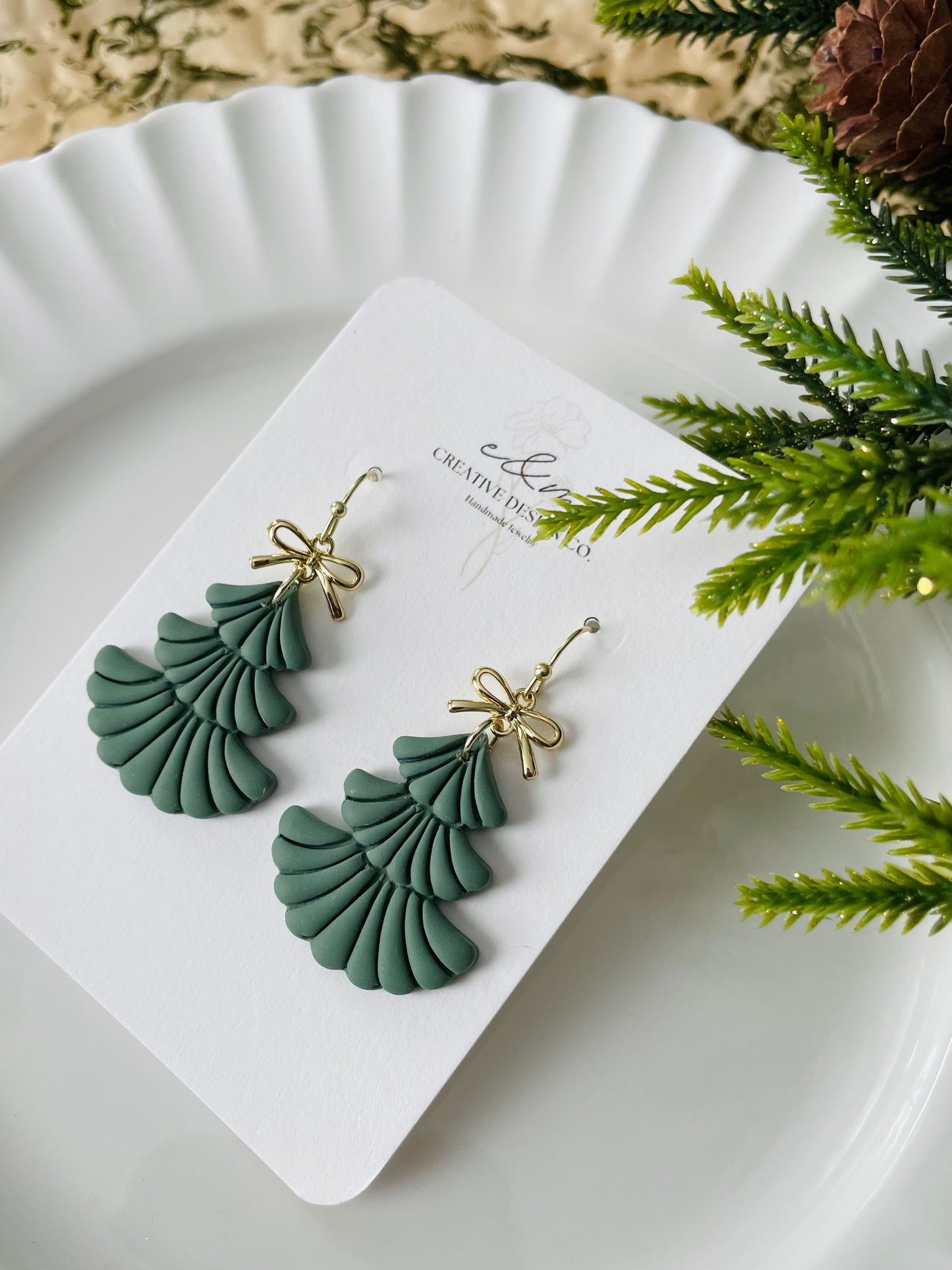 Christmas Tree Earrings
