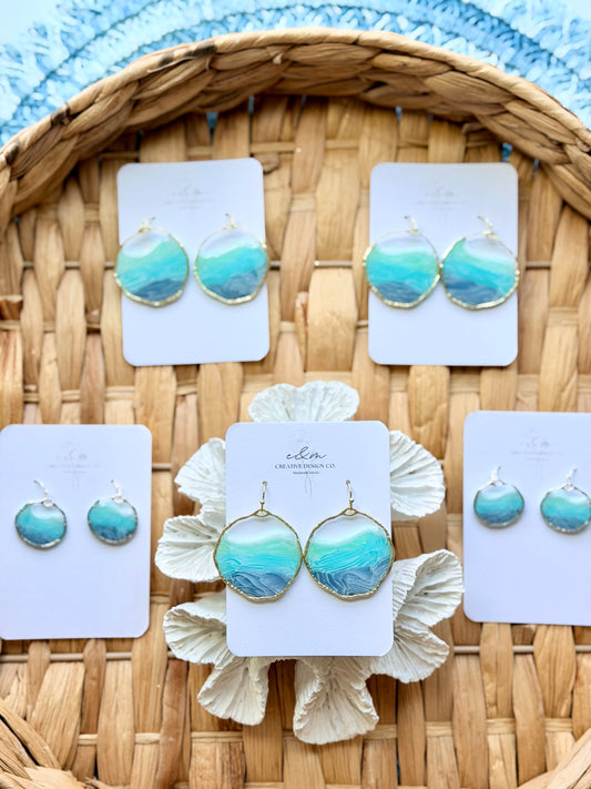 Ocean Wave Earrings