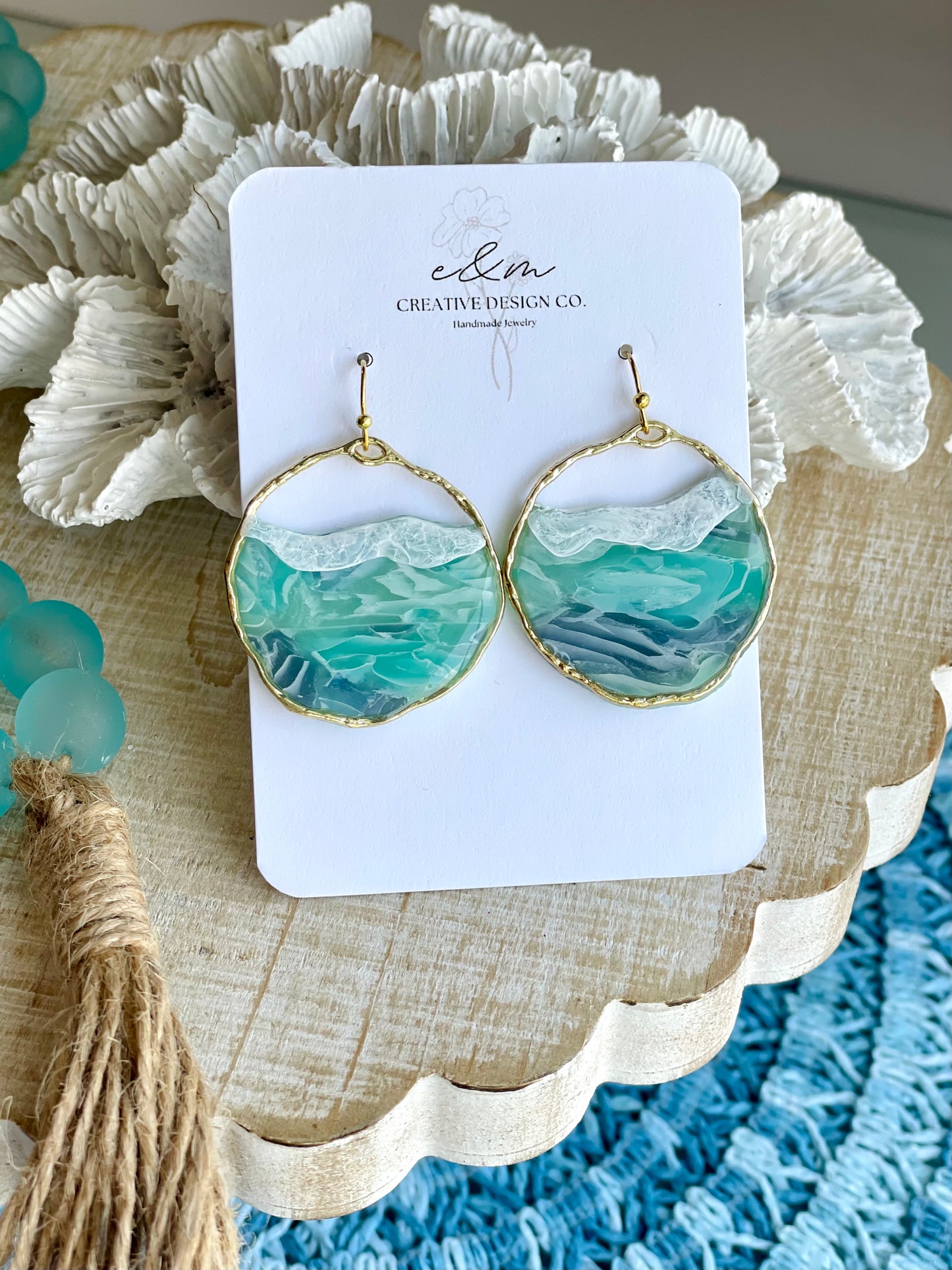 Ocean Wave Earrings