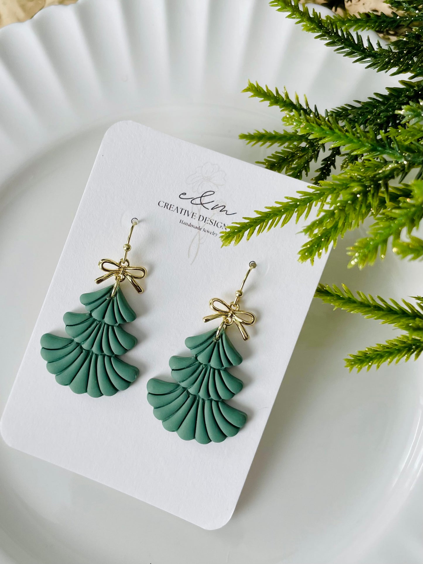 Christmas Tree Earrings