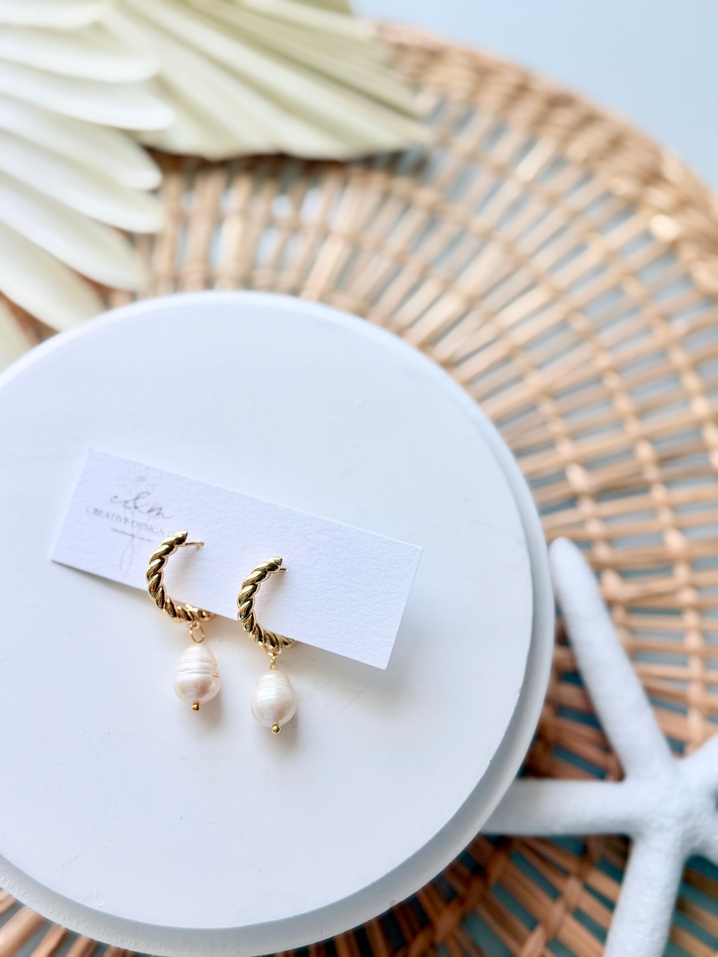 Salt + Pearl Earrings