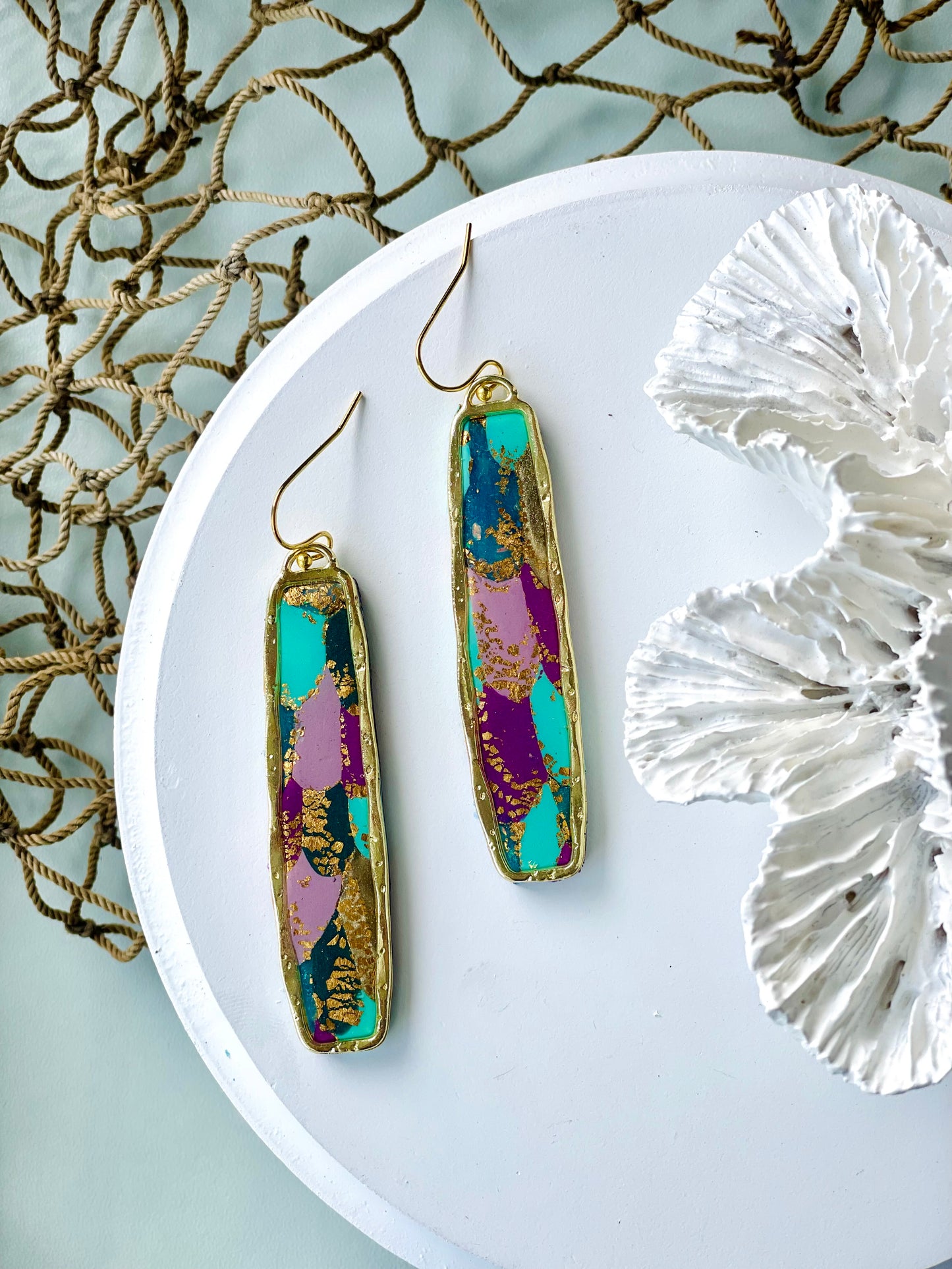 Mermaid Scales & Glitter Earrings (multiple choices)