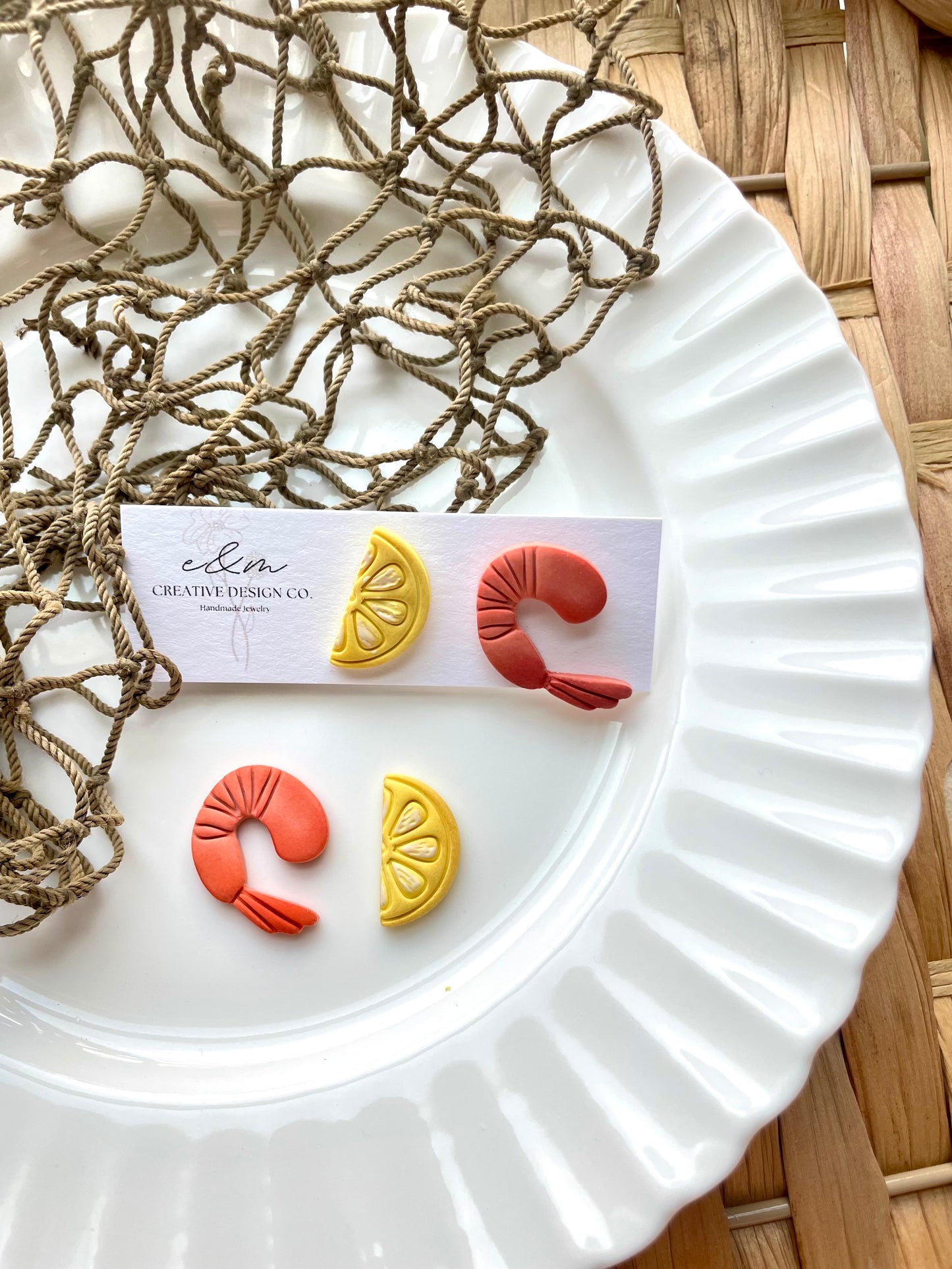 Lemon Zest & Shrimp Fest Studs