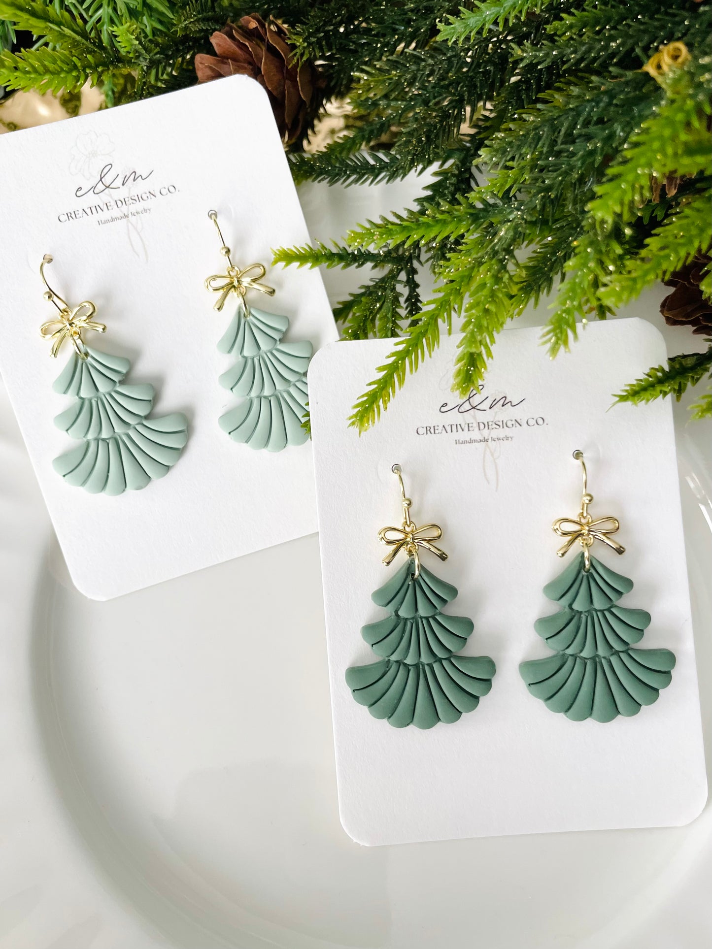 Christmas Tree Earrings