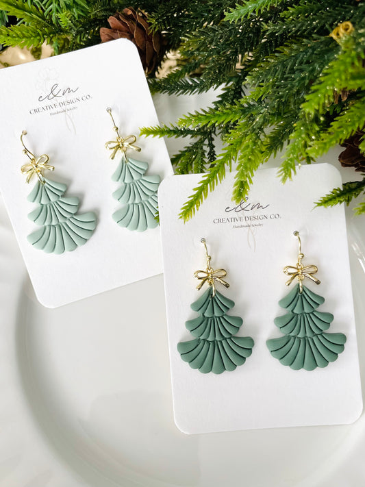 Christmas Tree Earrings