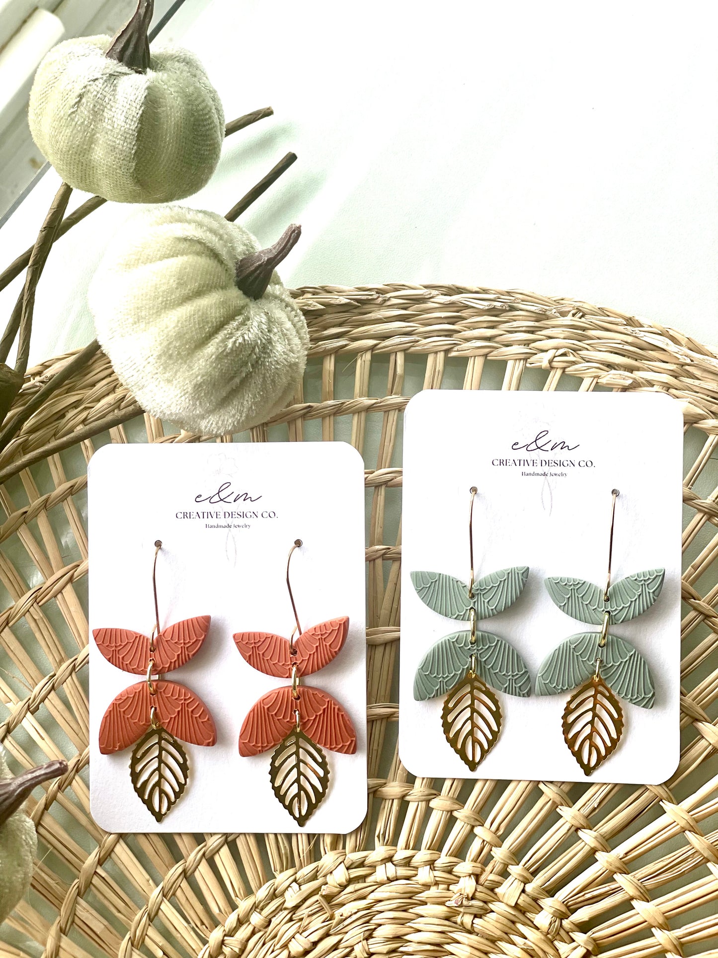 Falling leaf Earrings