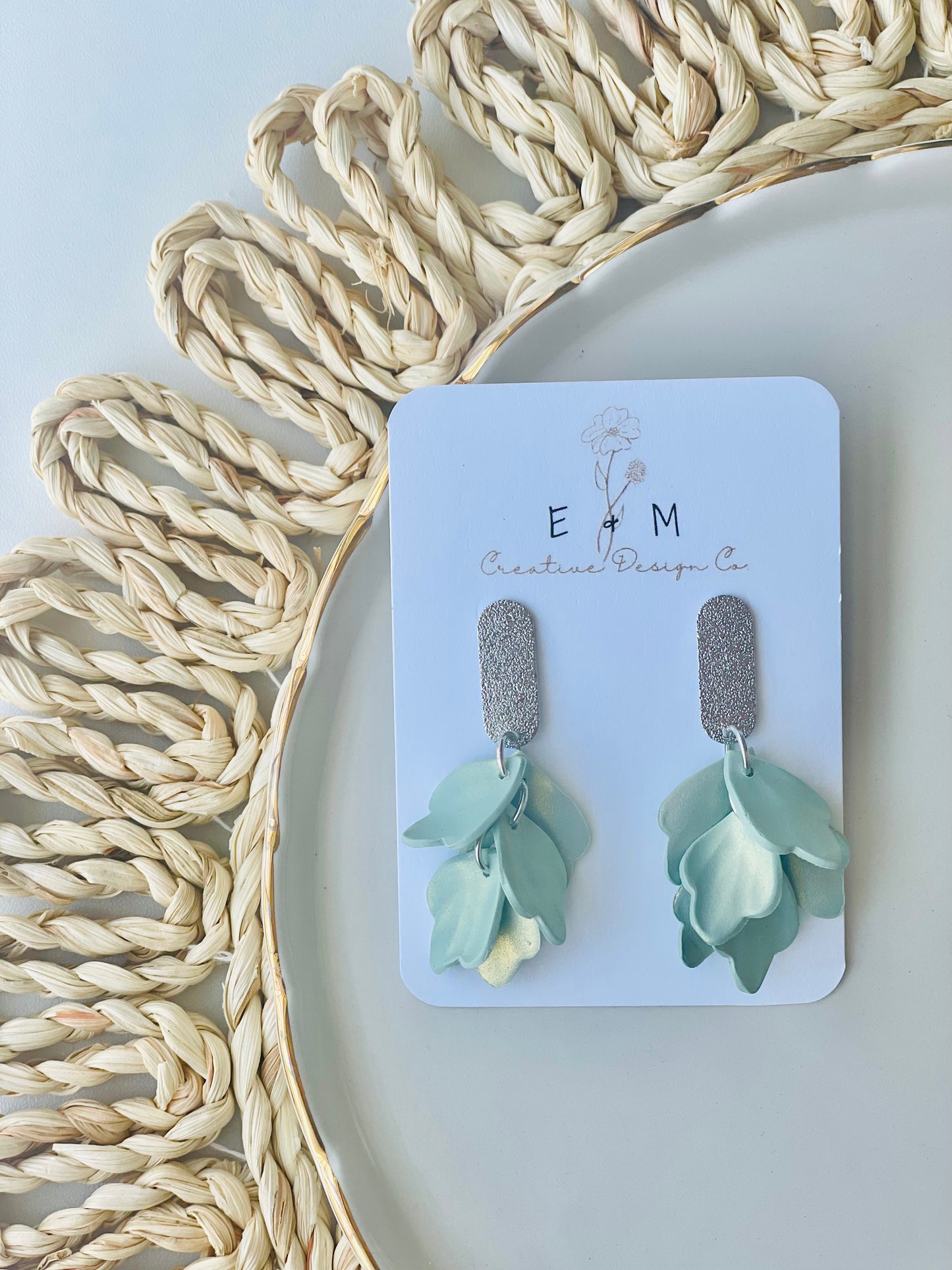 Shimmery Petal Earrings (multiple choices)