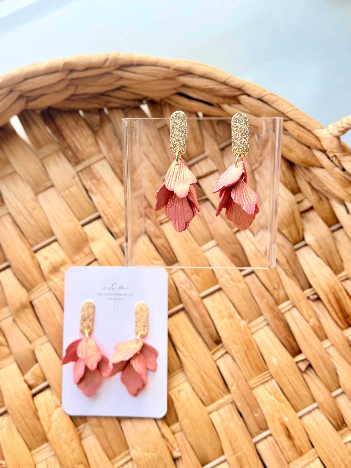 Shimmery Petal Earrings (multiple choices)