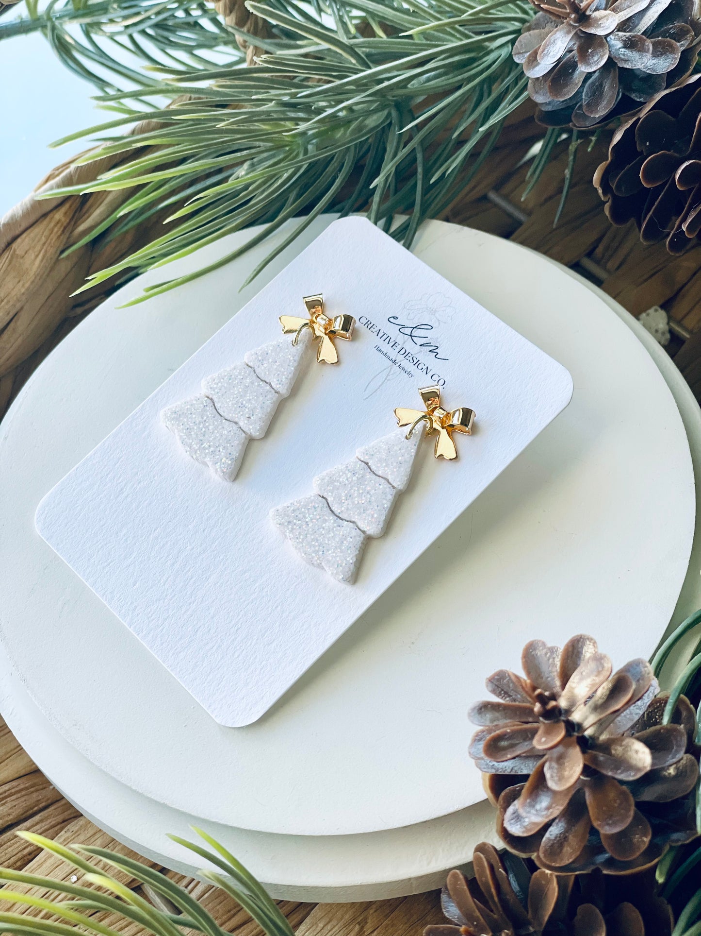 Tinsel Tree Earrings