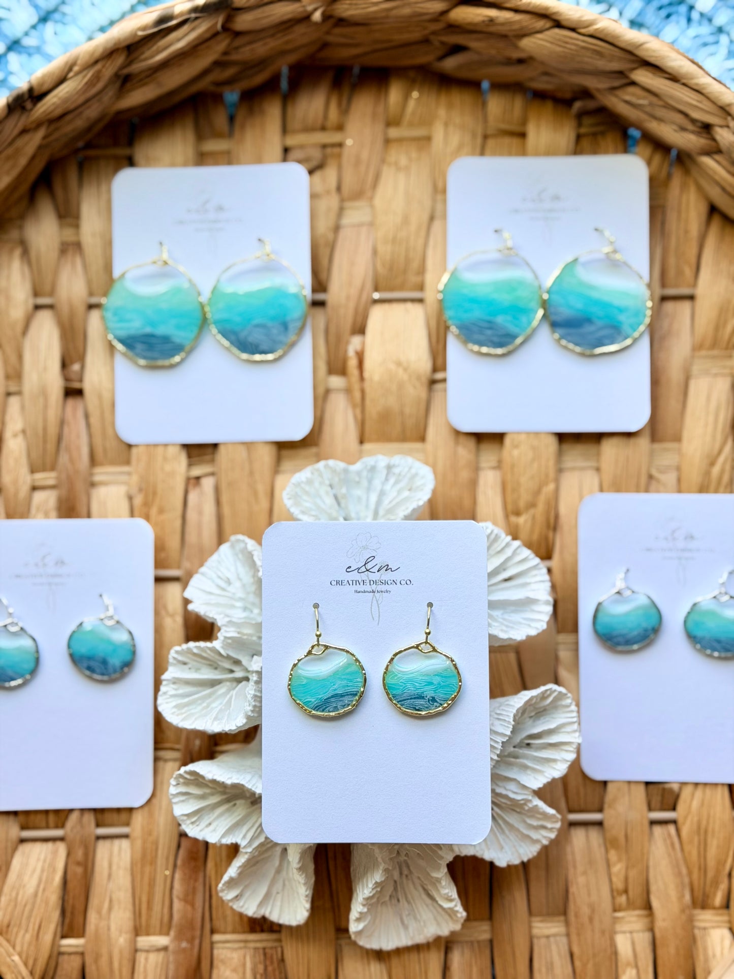 Ocean Wave Earrings