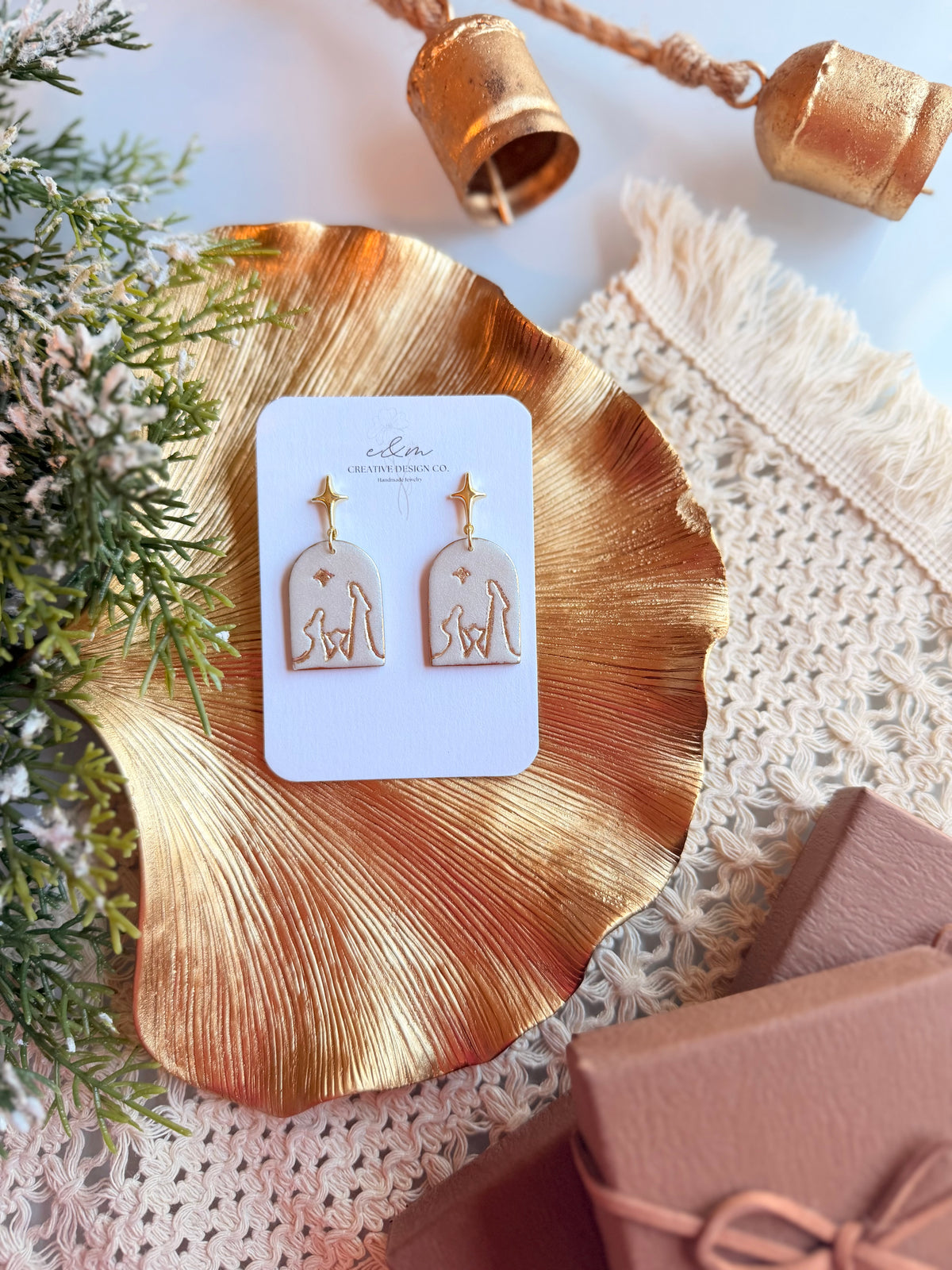 Nativity Night Earrings
