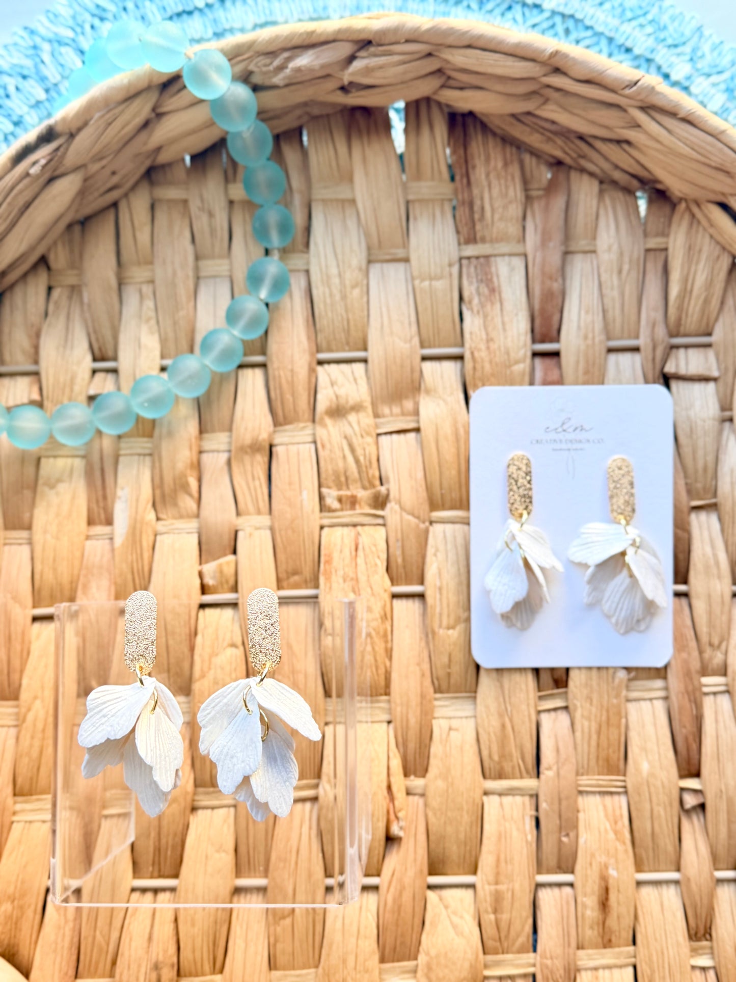 Shimmery Petal Earrings (multiple choices)