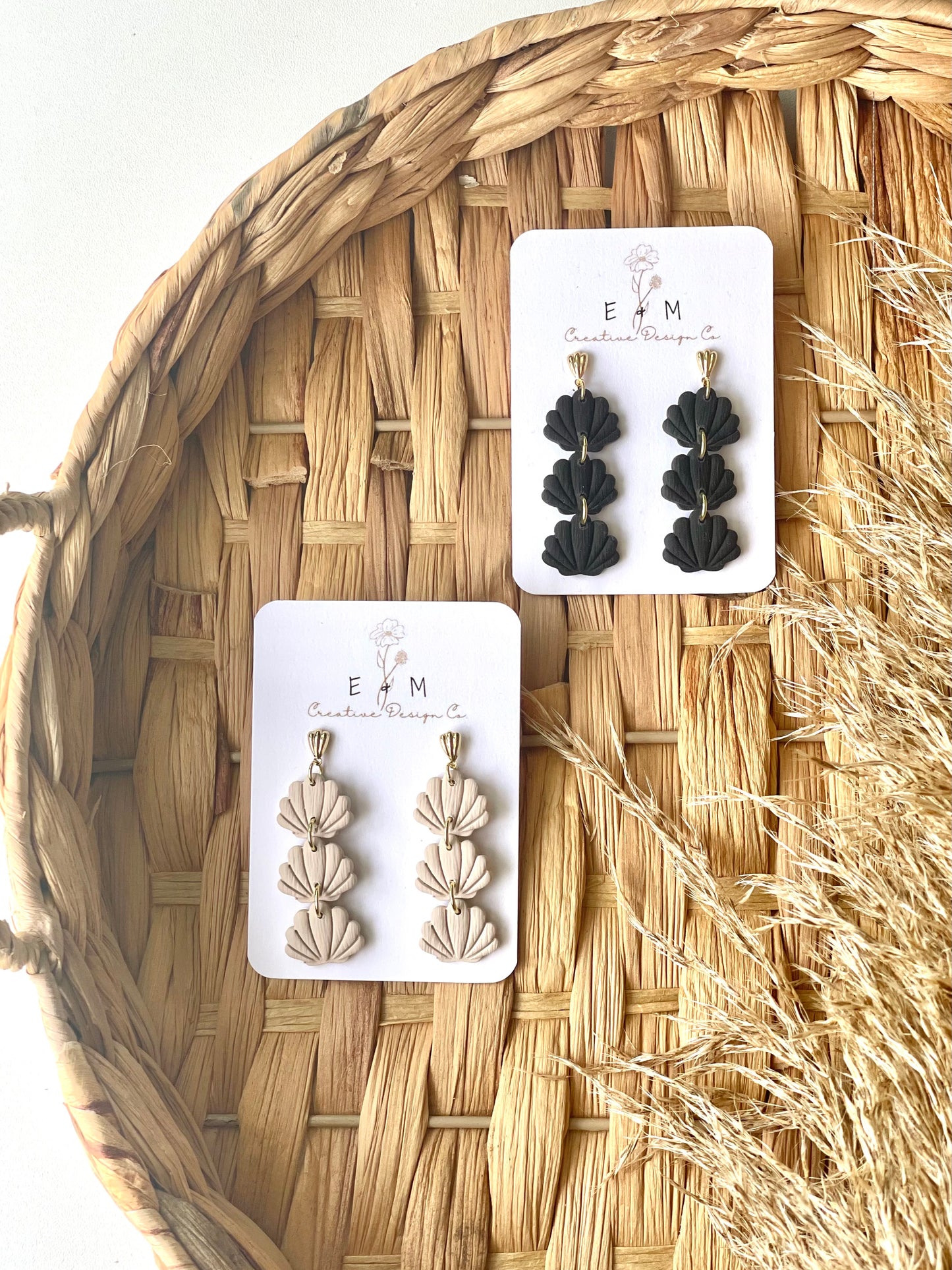 Boho Shell Drop Earrings