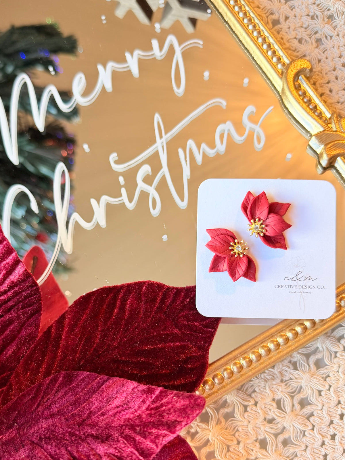 Merry Poinsettias