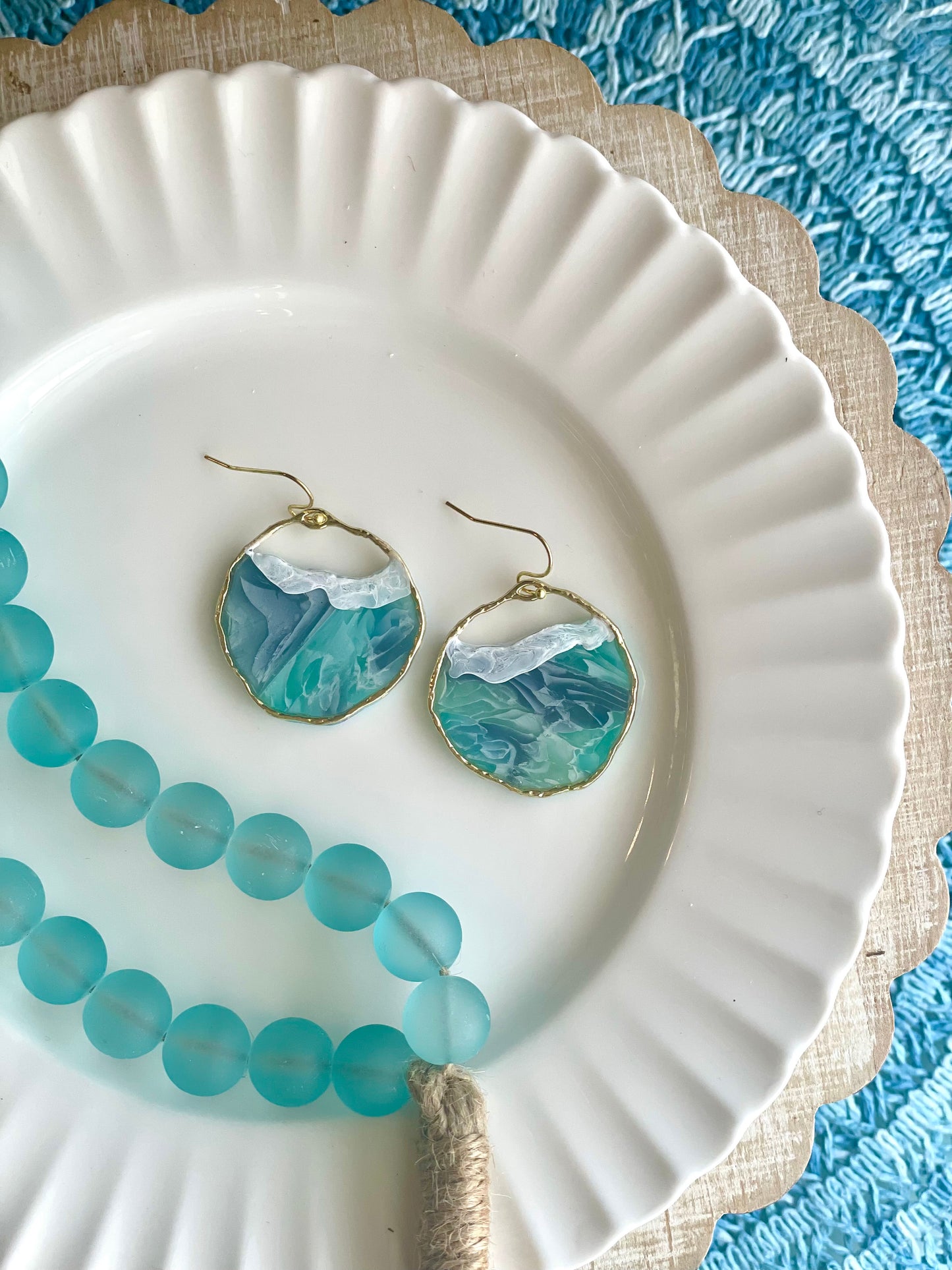 Ocean Wave Earrings