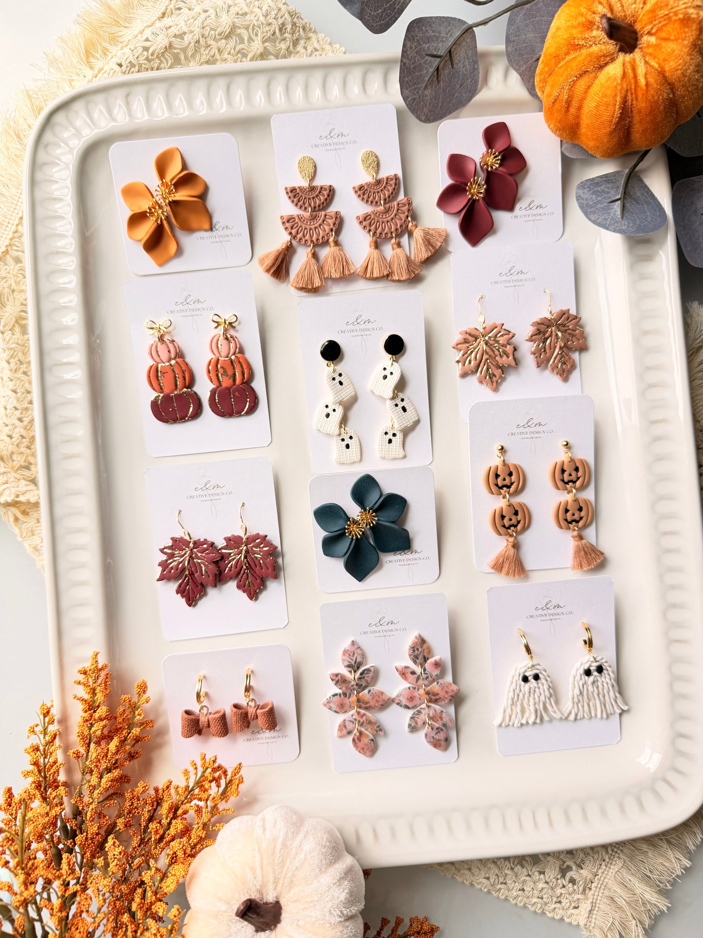 Golden Maple Earrings