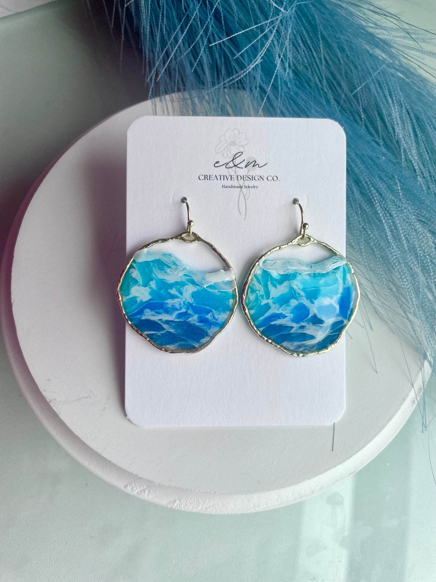 Ocean Wave Earrings