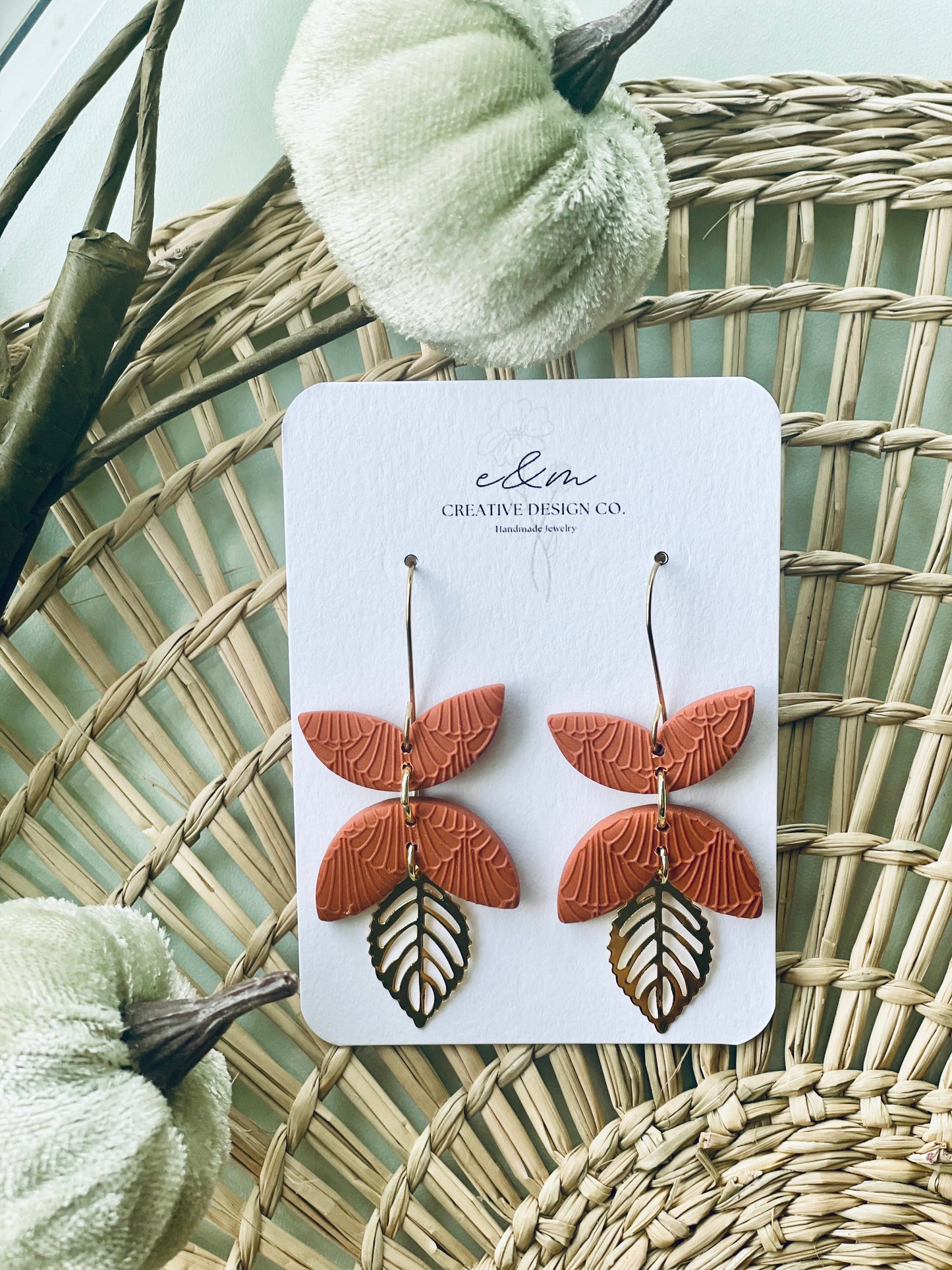 Falling leaf Earrings