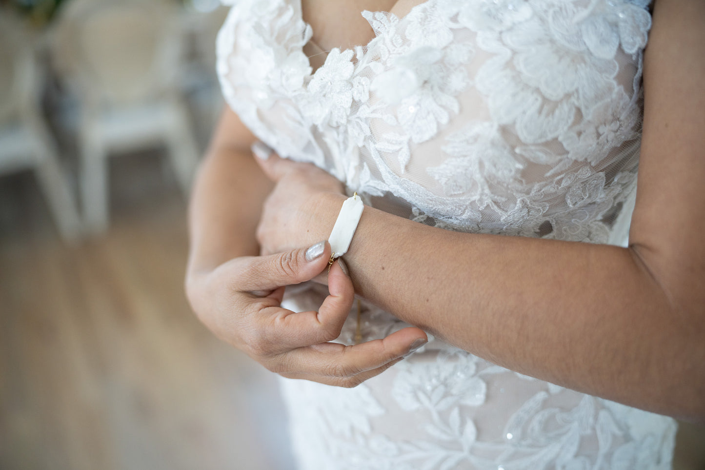 White Marble Bracelet