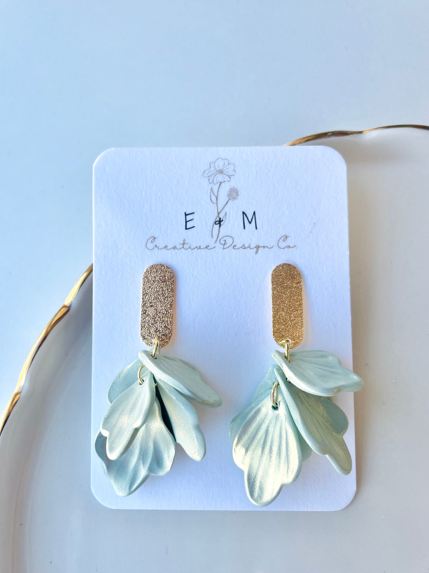 Shimmery Petal Earrings (multiple choices)