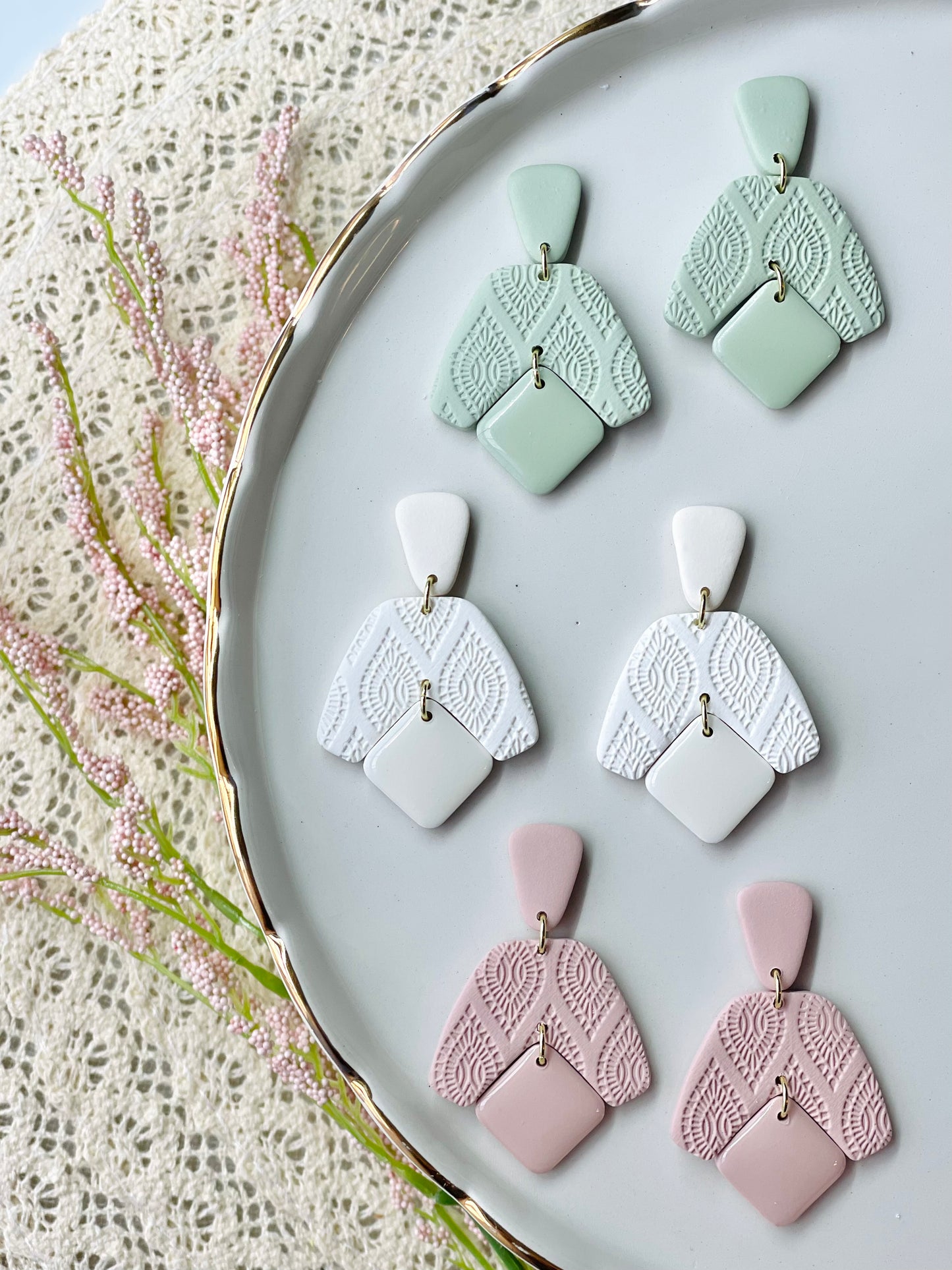 Blooming Boomerang Earrings