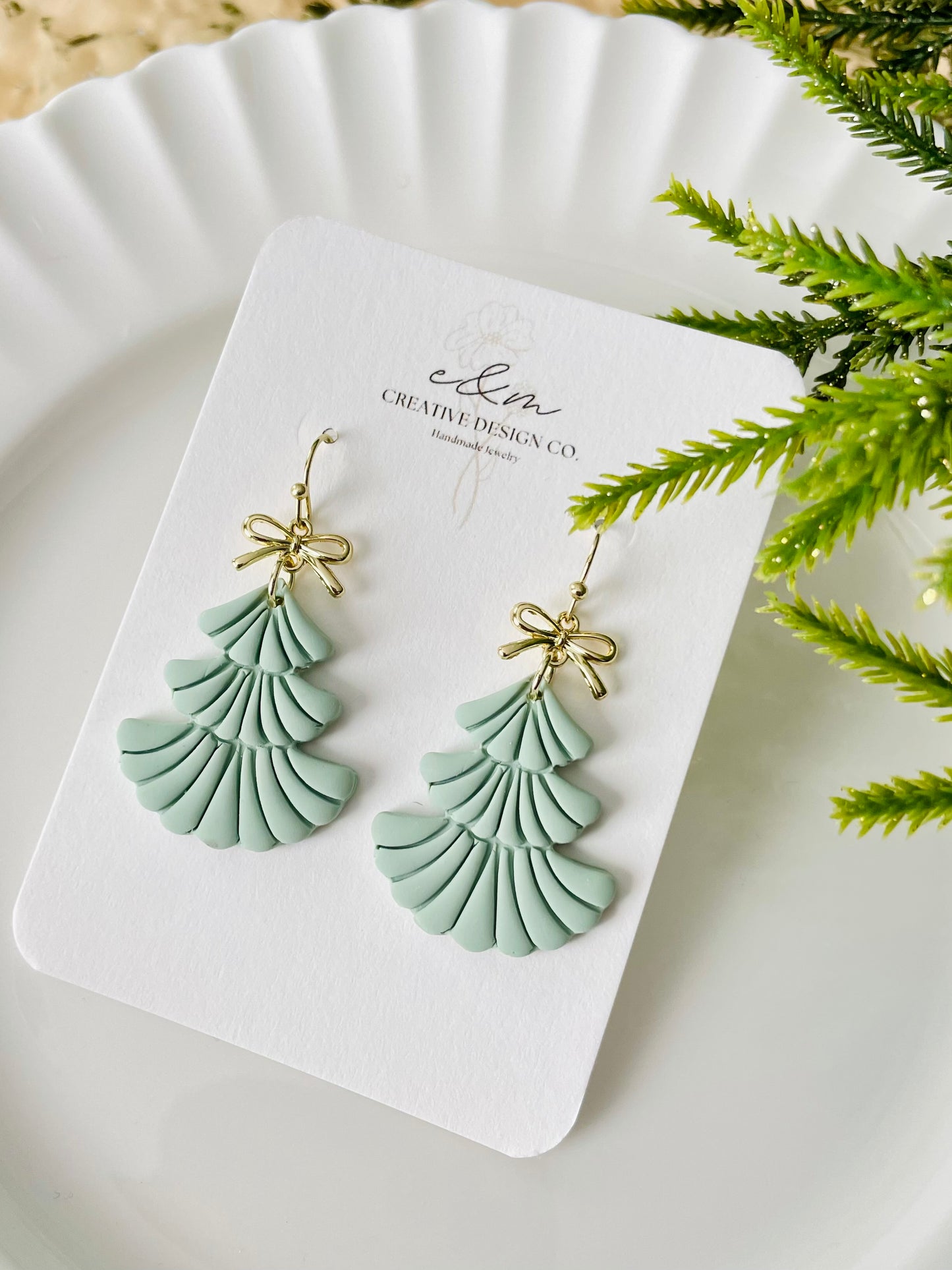 Christmas Tree Earrings