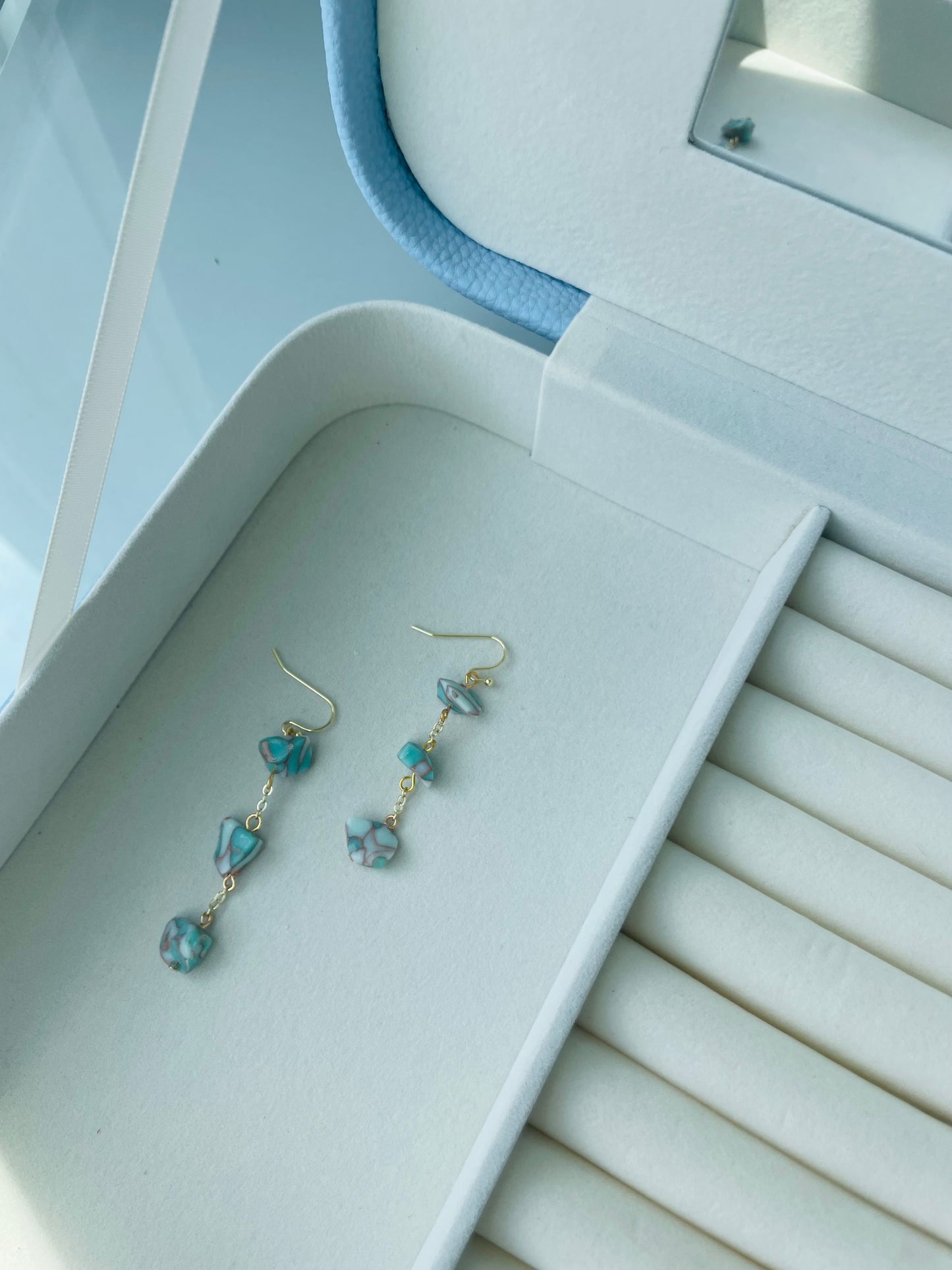 Turquoise Stone & Chain Collection