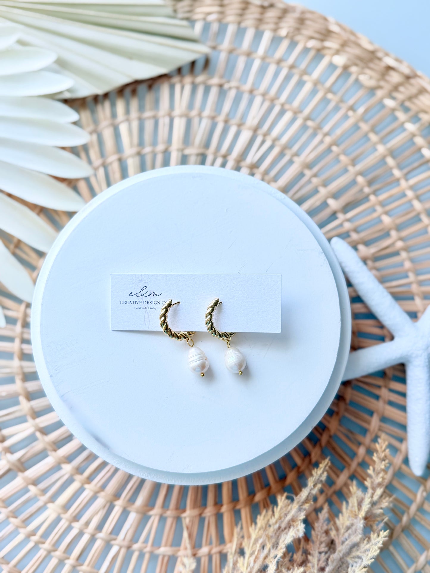 Salt + Pearl Earrings