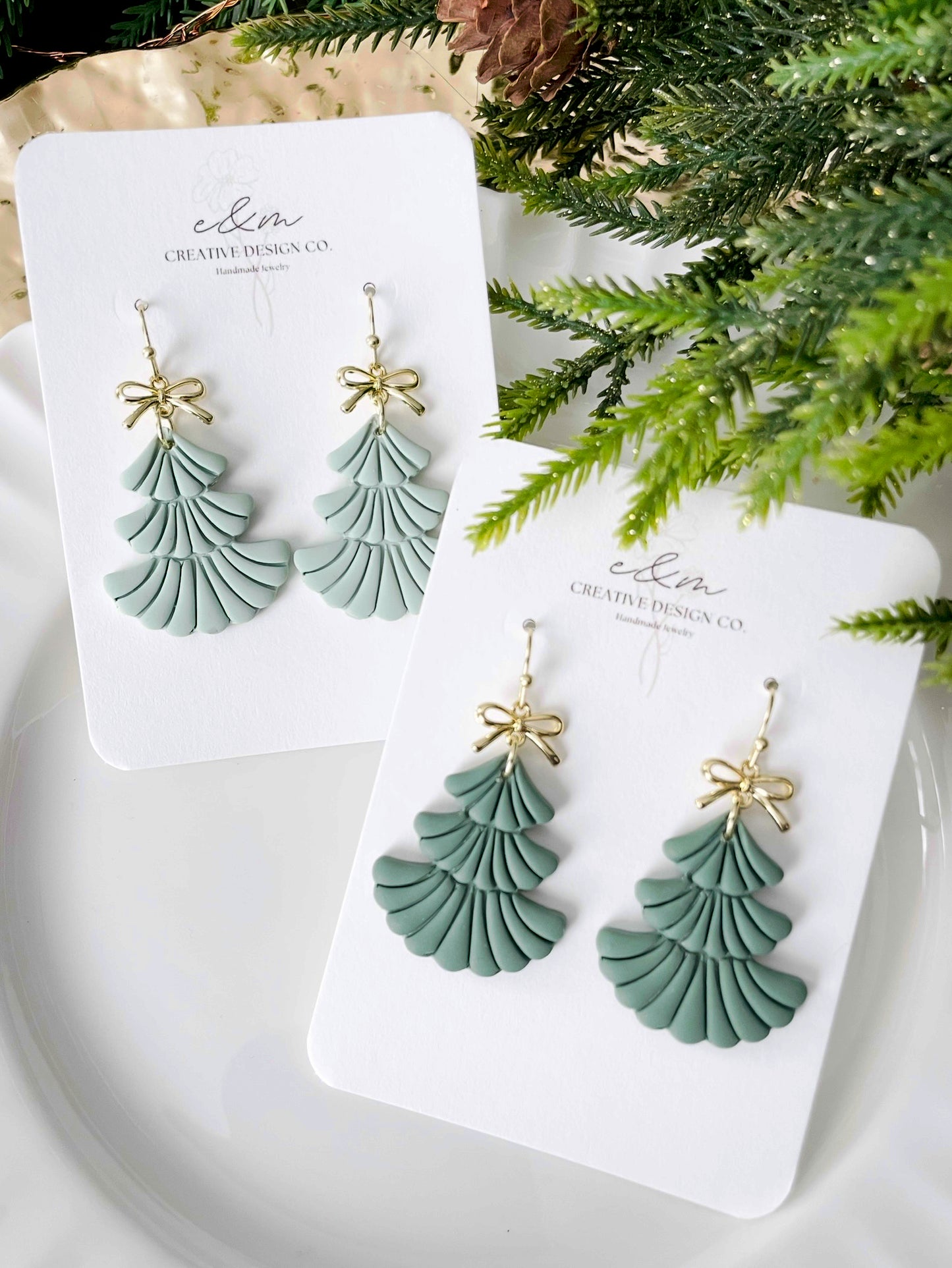 Christmas Tree Earrings