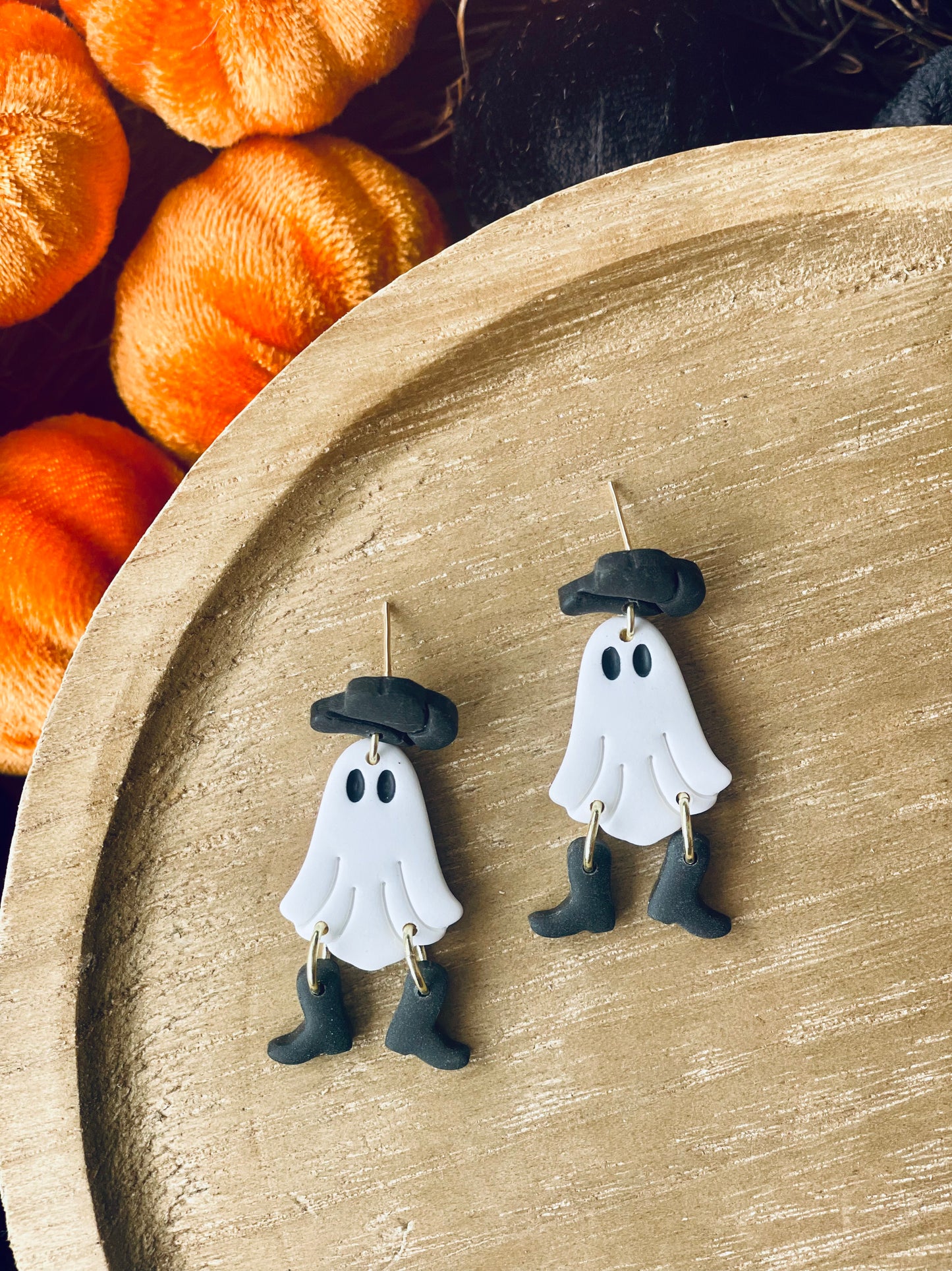Cowboy Ghost Earrings