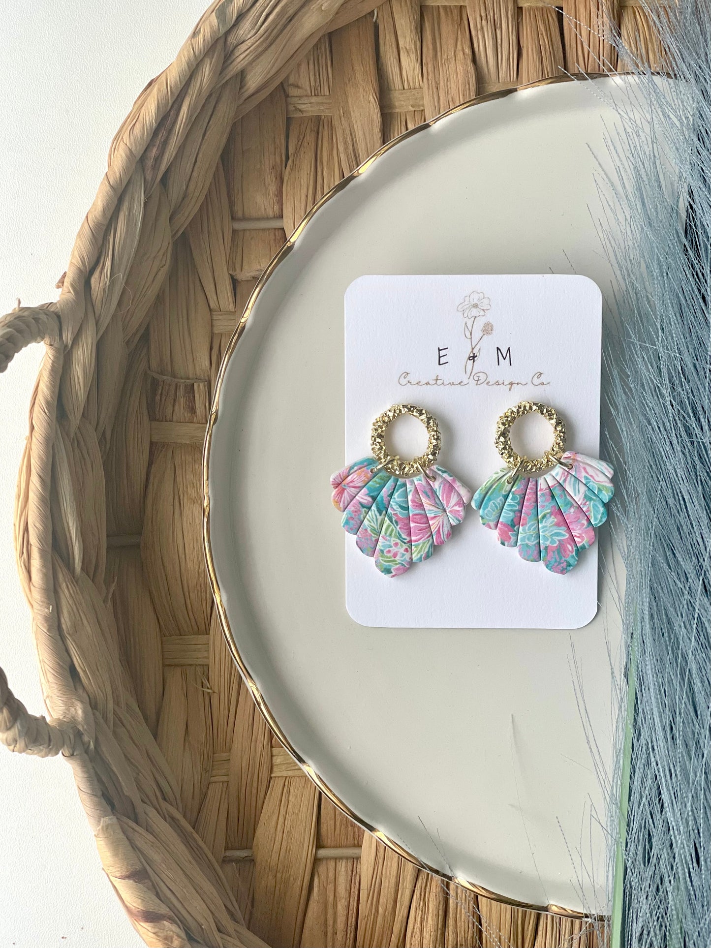 Vibrant Summer Shell Earrings (different styles)