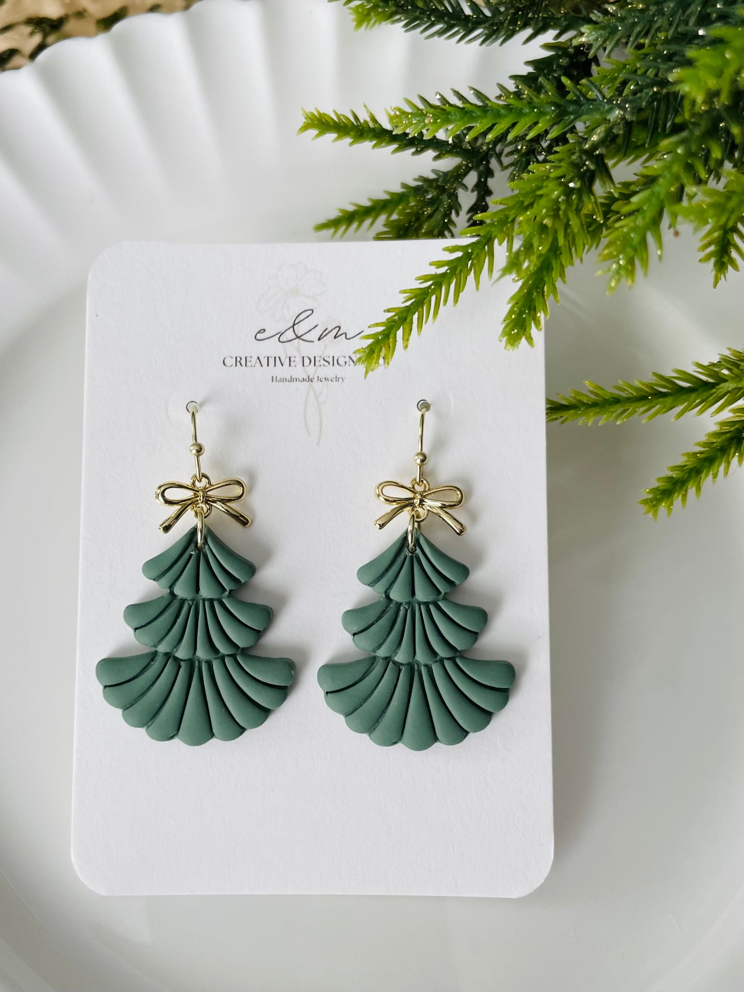 Christmas Tree Earrings