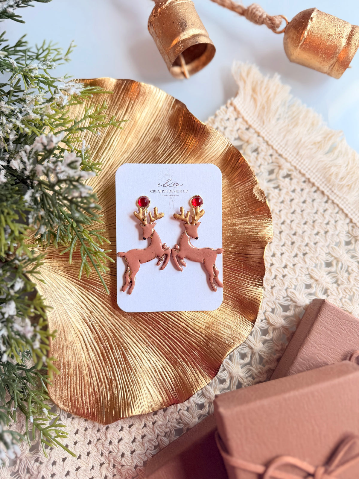 Dashing Reindeer Earrings