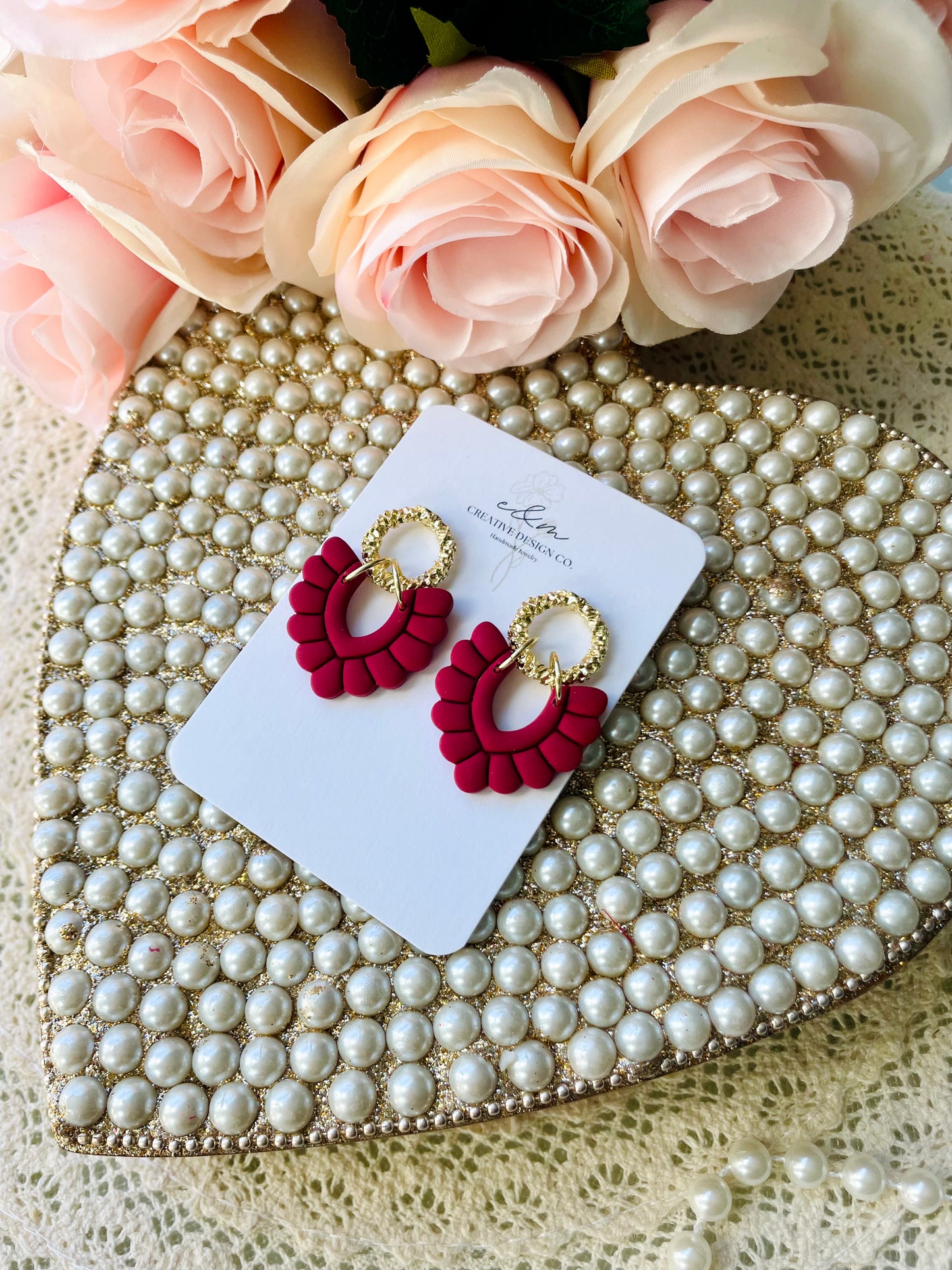 “V” Day Earrings